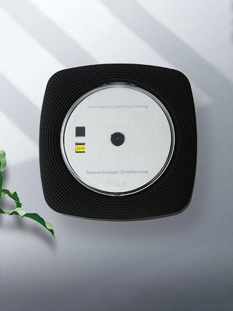 데스크탑 벽 CD 플레이어, LED 디지털 디스플레이, CD 음악 플레이어, USB FM 라디오 지원