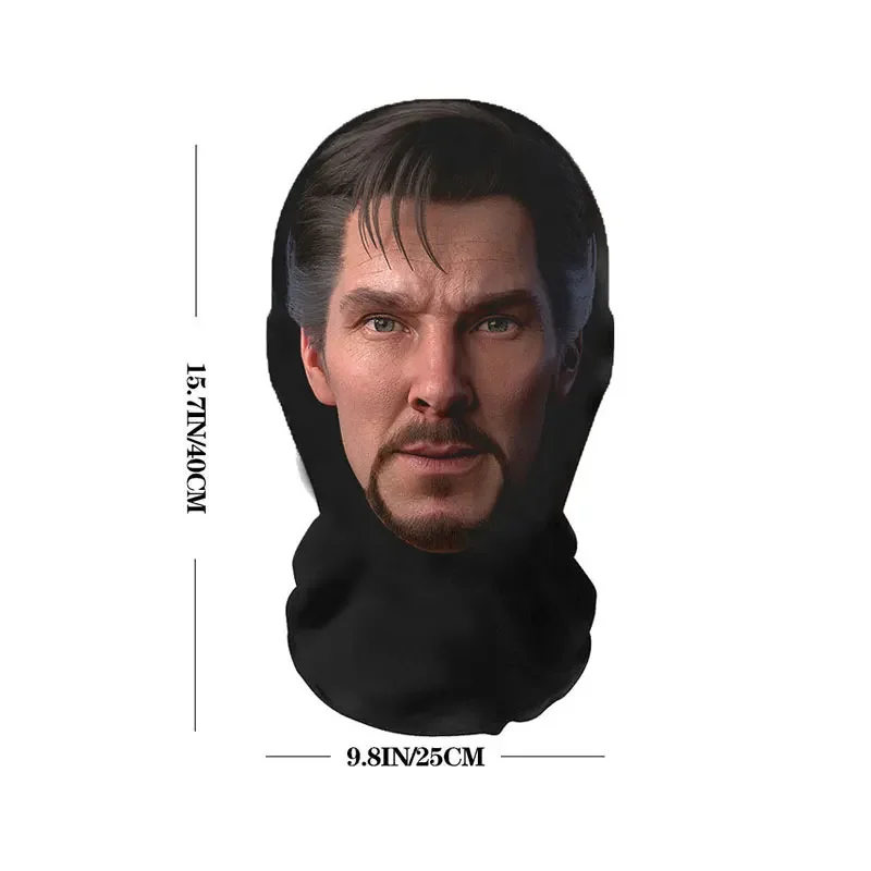 3D Printed Pattern Stephen Strange Elastic Mesh Masks Cosplay Super Heros Funny Full Face Mask Party Props Balaclava Headcovers