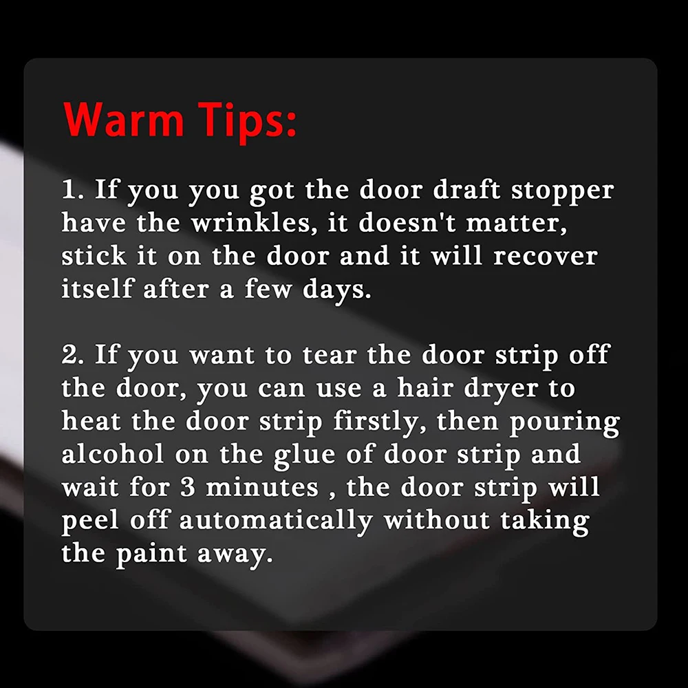 Door Seal Strip Door Bottom Seal Under Door Weatherstrip Sealing Draft Stopper Anti-Cold Gap Blocker Windproof