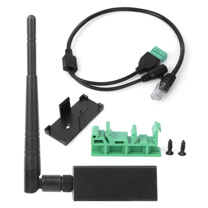 RS485-WiFi 시리얼 서버 외부 안테나 무선 통신 모듈 RJ45 인터페이스