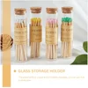 20 Pcs Match Bottle Transparent Matches Holder Clear Water Cork Specimen Storage Laboratory Sample Glass Display Test Tubes 2