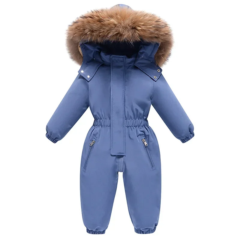 

-30℃ 2023 Winter Baby Clothes Thicken Warm Snowsuits toddler Girl Boy Hooded down Jacket Ski Suits Kids Coats Outerwear overcoat