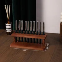 Wooden Pen Stand 4/10 Slots Wood Multifunction Desk Organizer - Pen Holder, Phone Stand & Storage Solution for Office and School 6