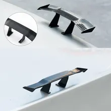 

17cm GT Style Carbon Look Car Modified Rear Spoiler Mini Wings Small Model Decoration Auto Accessories Funny Car Styling New Hot