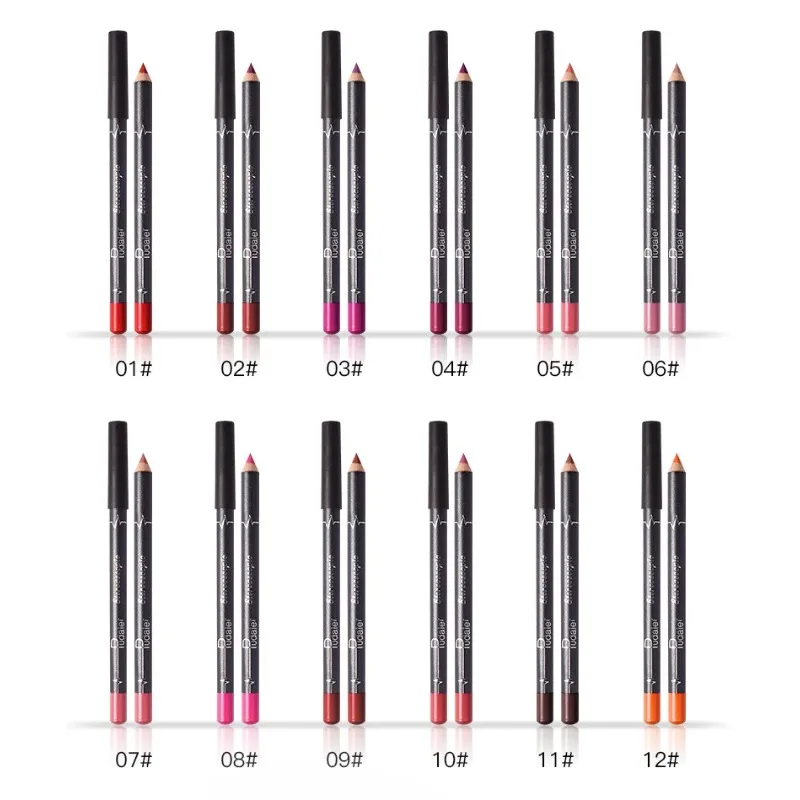 Lip Liner Set Matte Lipstick Pencil Waterproof Velvet Lip Pencil lip liner pencil lip liner set