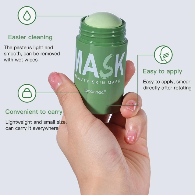 Gentle Cleansing Green Tea Mud Mask - Acne Remover and Blackheads Treatment with Oil Control - Face Mask for Clearer Skin and Po 5