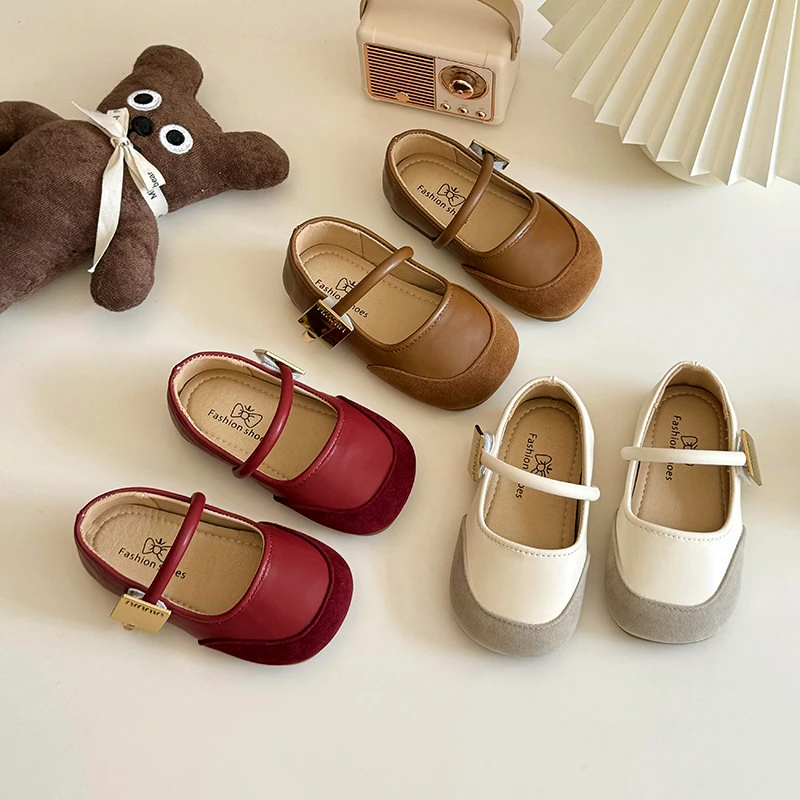 Girls Leather Shoes for Baby Spring Autumn