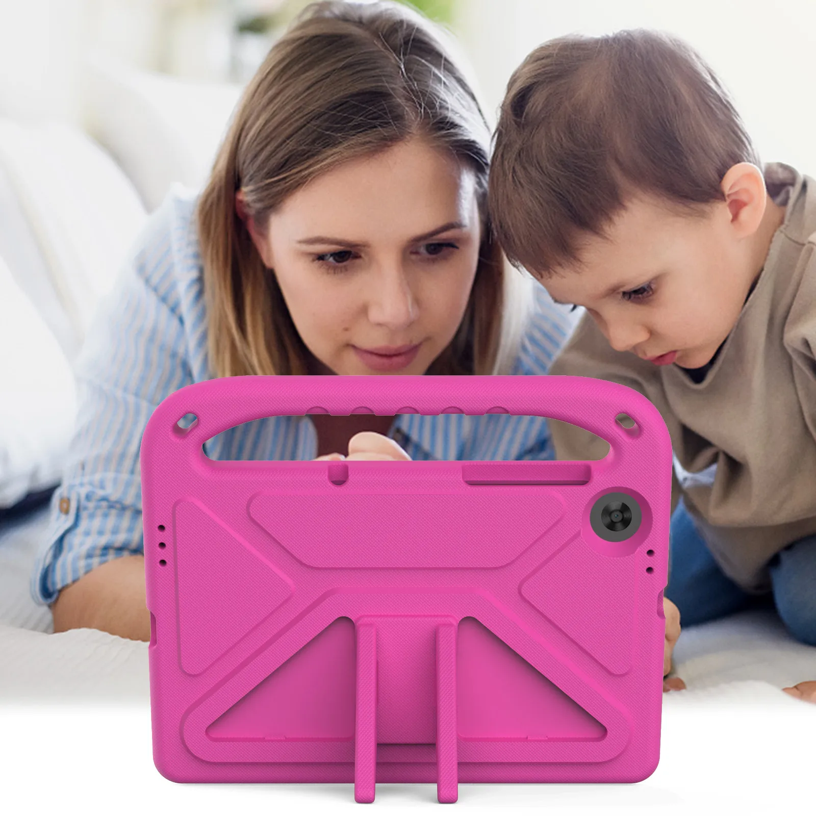 For Tablet Lenovo Tab M10 TB-X606/X605/X505/X705/X306 M8 TB-8505 Case Hand-held Soft Drop-proof Kids EVA Holder Cover Funda