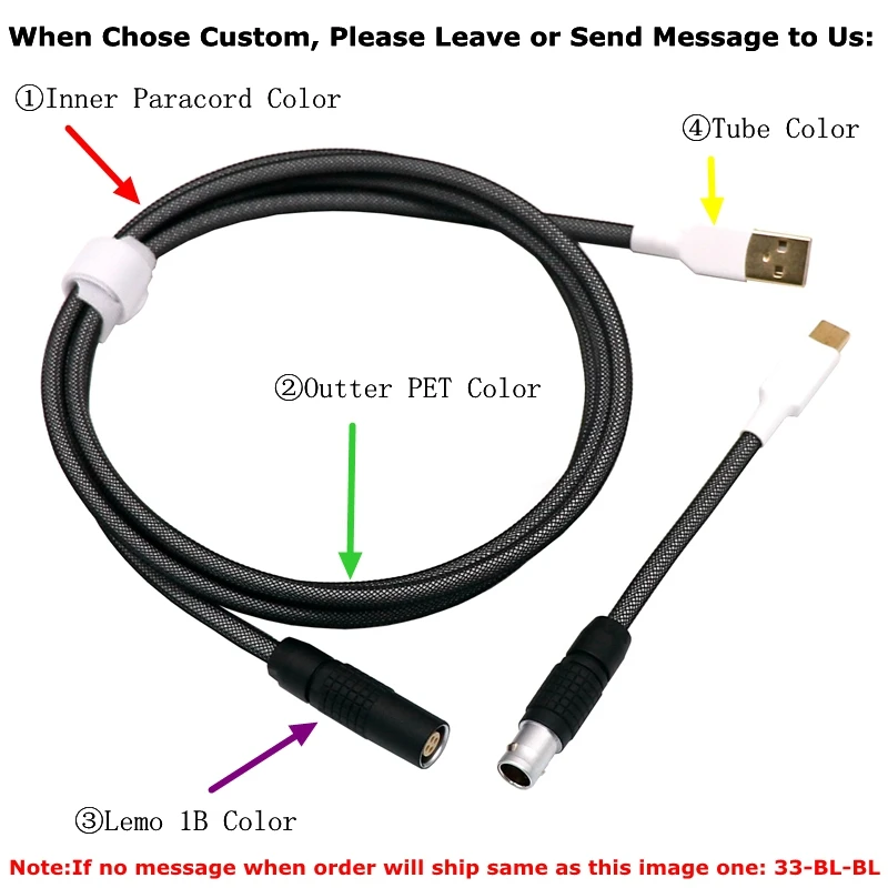 LEMOコネクタ カスタムUSBケーブル LEMOコネクタ カスタムUSBケーブル Custom Lemo USB Cable