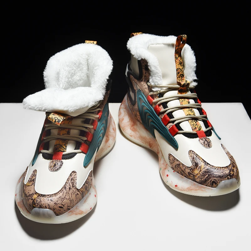 Men shoes Men boots Winter slippers Warm men shoes Waterproof non-slip plush sneakers Male tenis shoes Boots Men sneakers Winter