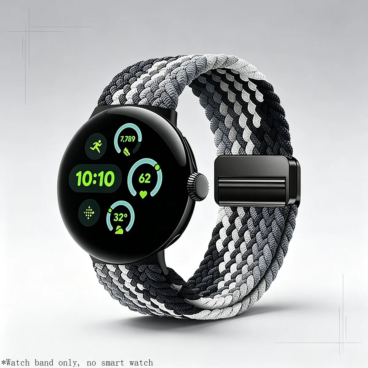 Soft Nylon Sport Bracelet for Google Pixel Watch - Unisex 41mm Strap