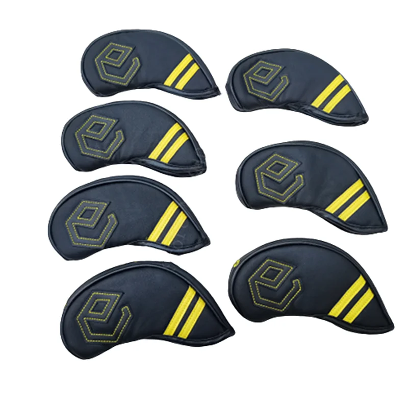 New Golf Iron Head Covers Met Sluiting Pu Epon Golf Irons Set Covers 49 P(7pcs