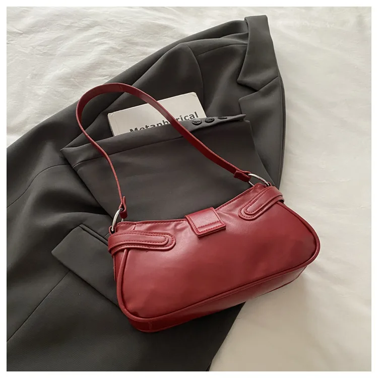 Taschen für Damen 2025, neue trendige und vielseitige Retro-Hot-Girl-Achseltasche, Nischentextur, Halbmondtasche, einzelne Schulter-Crossbody-Tasche – Detail 13