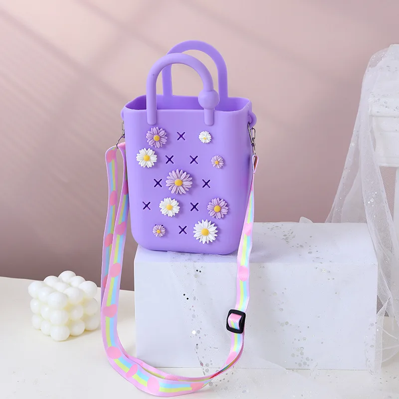 Mini Bogg Beach Purse Kawaii Crossbody Bags DIY Silicon Makeup