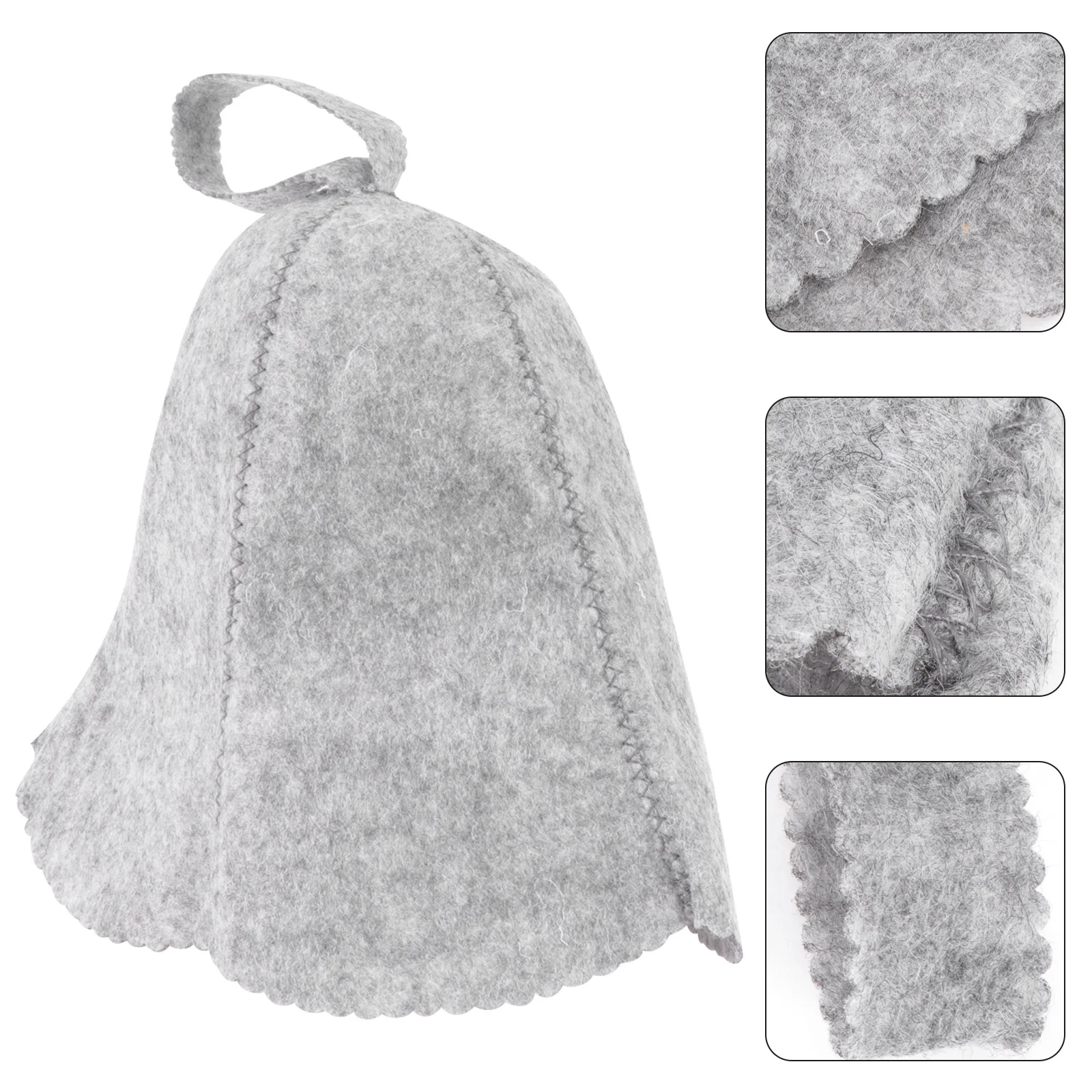 

Quick Dry Towel Women's Hats Sauna Hat Bell Russian Sauna Hat Russian Banya Caps Wool Felt Men Women