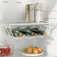 B02C-réfrigérateur vin présentoir ménage réfrigérateur support de rangement fournitures de cuisine support de rangement support de rangement 3
