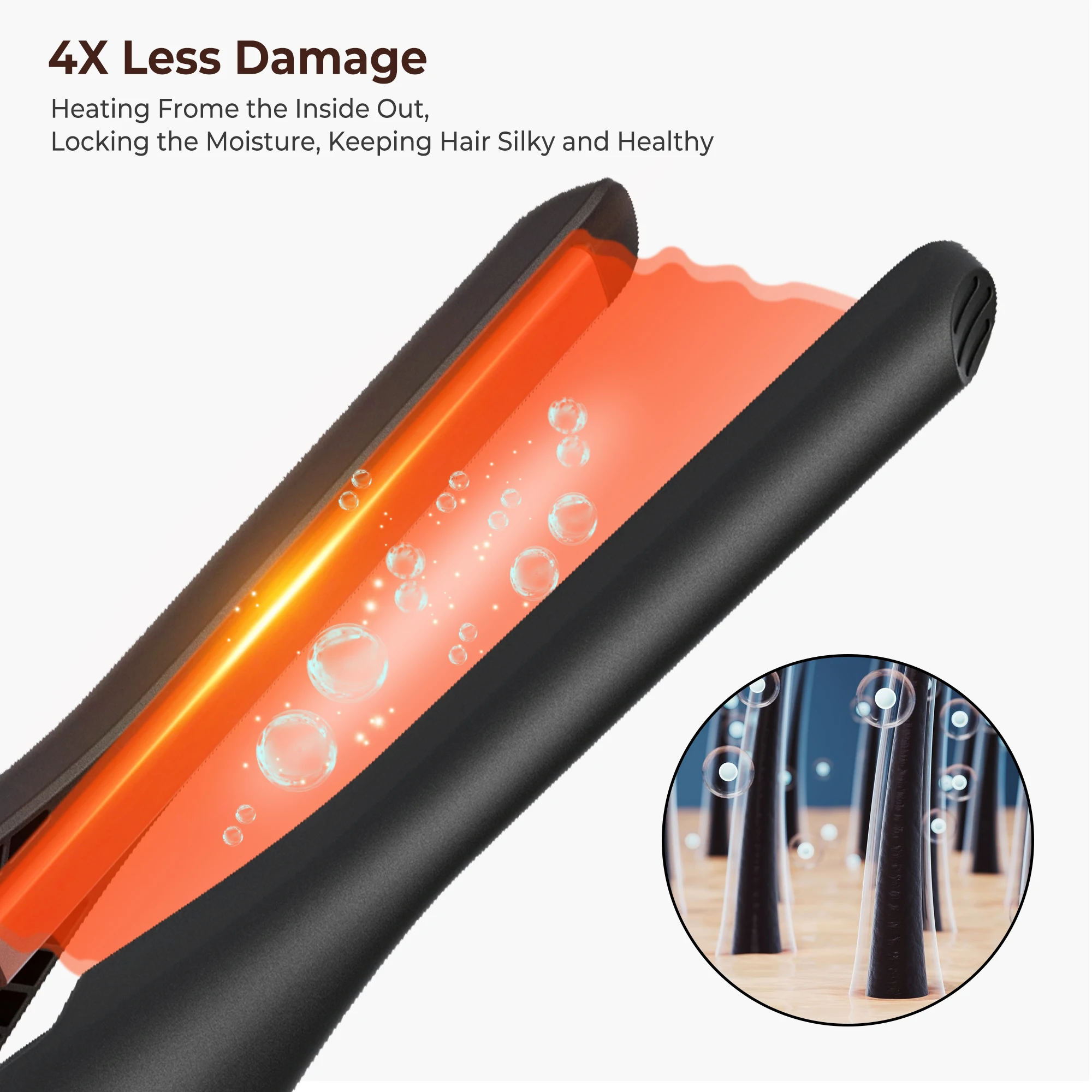 Small Flat Iron for Short Hair Pencil Flat Iron Mini Hair Straightener Ceramic Beard Straightener Tiny Hair Straightening Iron 5