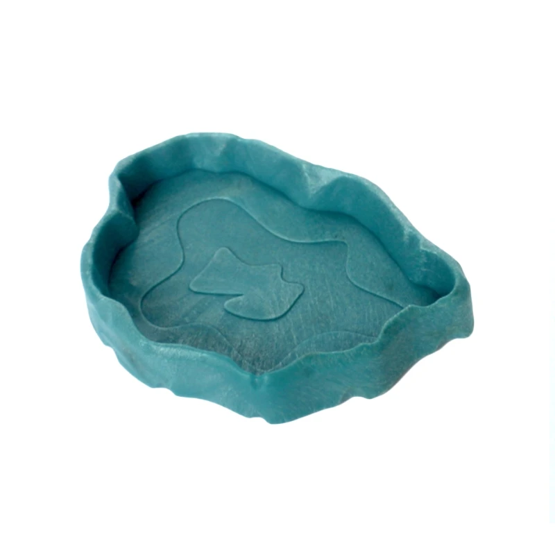 Pet Reptile Feeder Bowl Basin Feeding Tray Dish Food Water Dispenser Pot for Turtle Tortoise Lizard