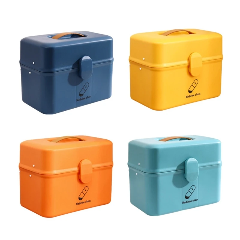 

Large-capacity Family Medicine Box Multi-layer Box for Household Medicine Complete Set of Emergencys Medicines Box