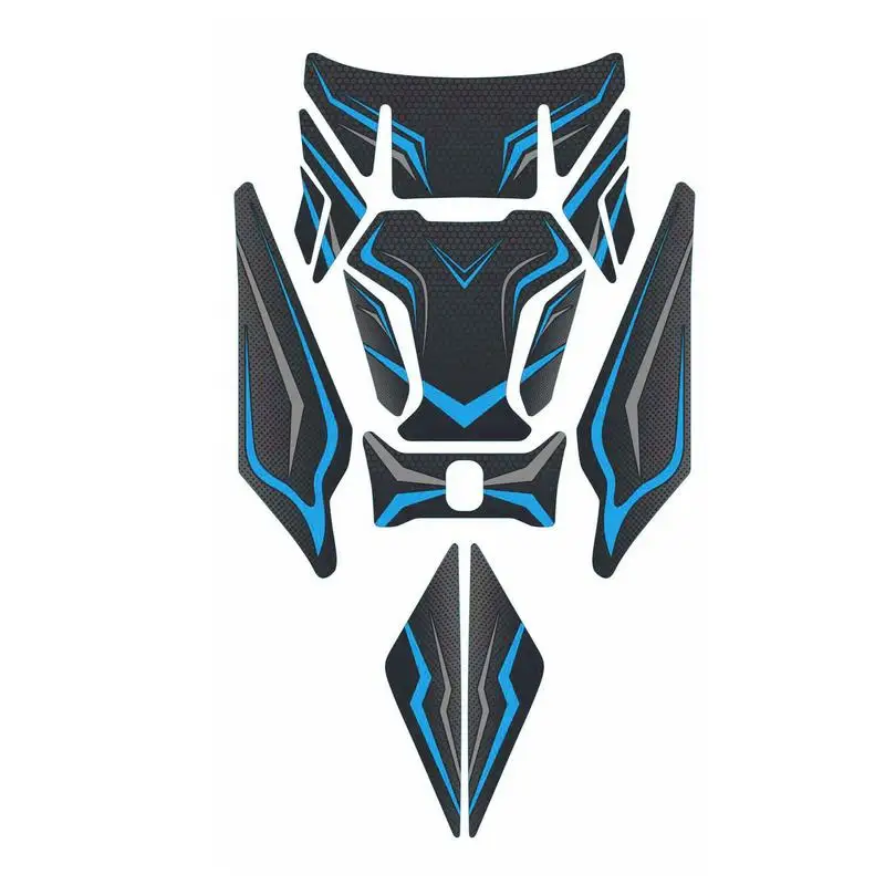 

Защитные наклейки из углеродного волокна для мотоцикла, масляного бака, Аксессуары для мотоцикла, коврик для бака, наклейка, протектор, боковой наколенник