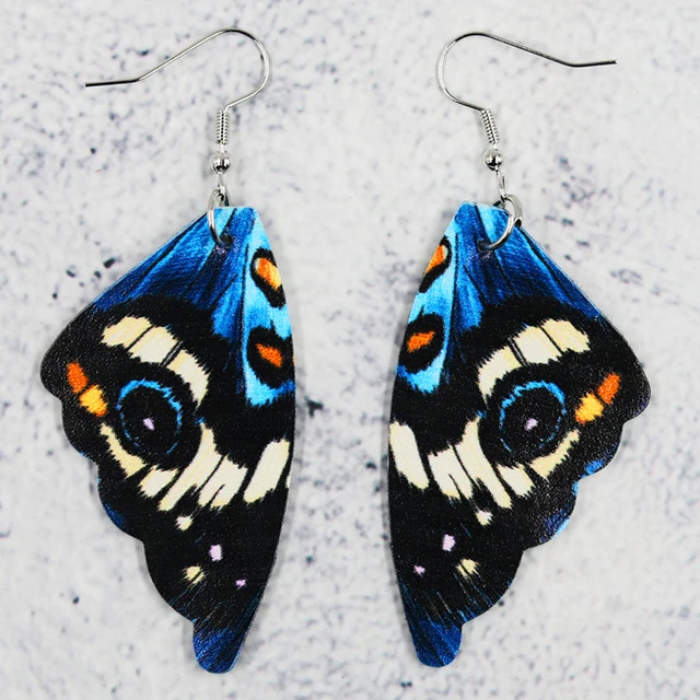Butterfly Wing, drop earrings - #9091 | Stall & Craft Collective