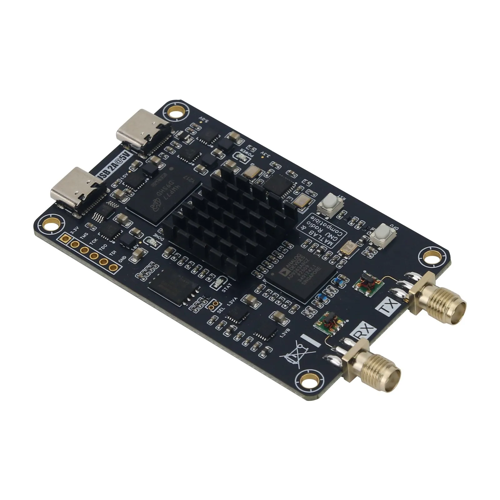 HamGeek Zynq7010 AD9363 SDR XC7Z010CLG400+AD9363ABCZ 소프트웨어 정의 라디오 개발 보드 (PlutoSDR Nano용)