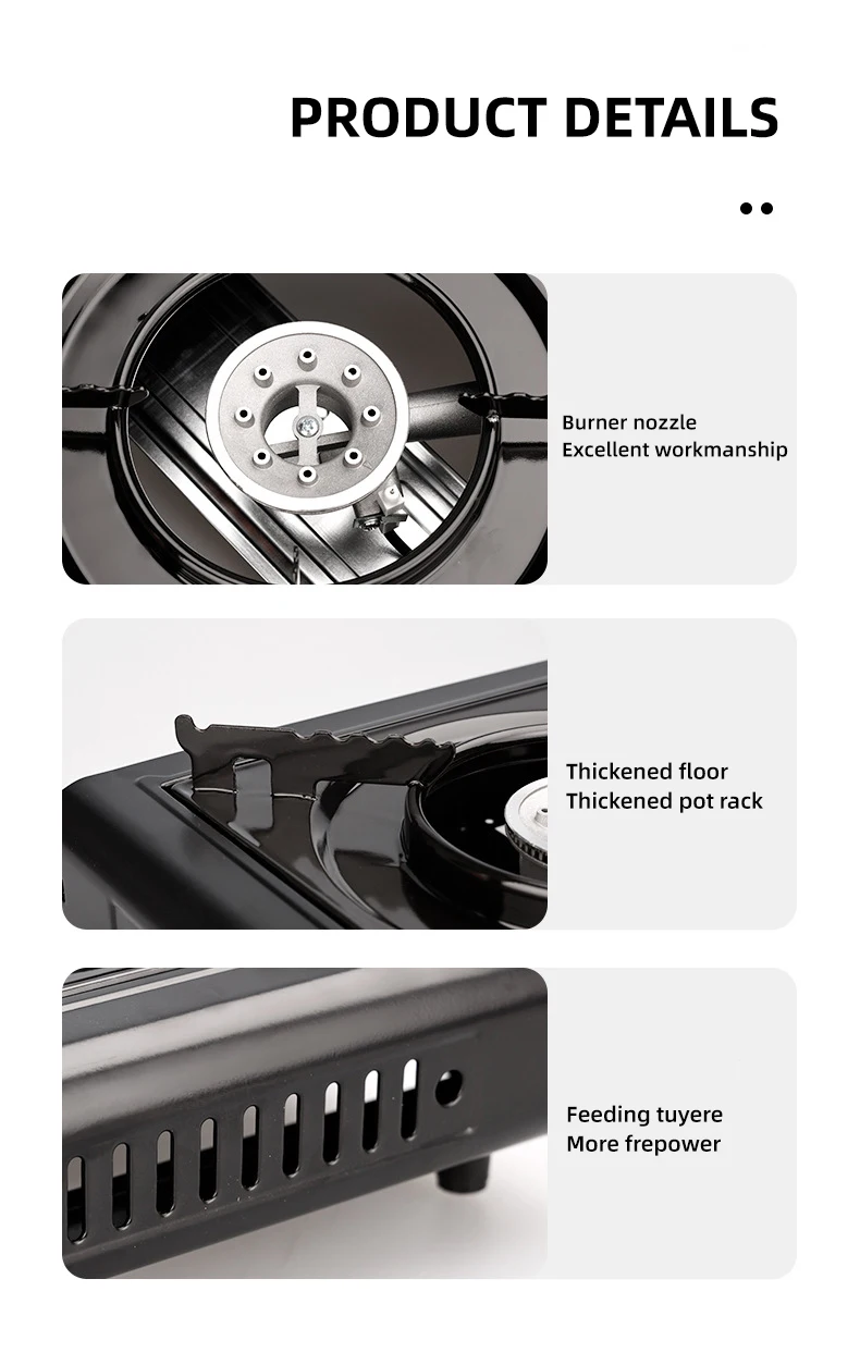 MachFish Camping Gas Stove Outdoor Portable Gas Stove Safety Explosion