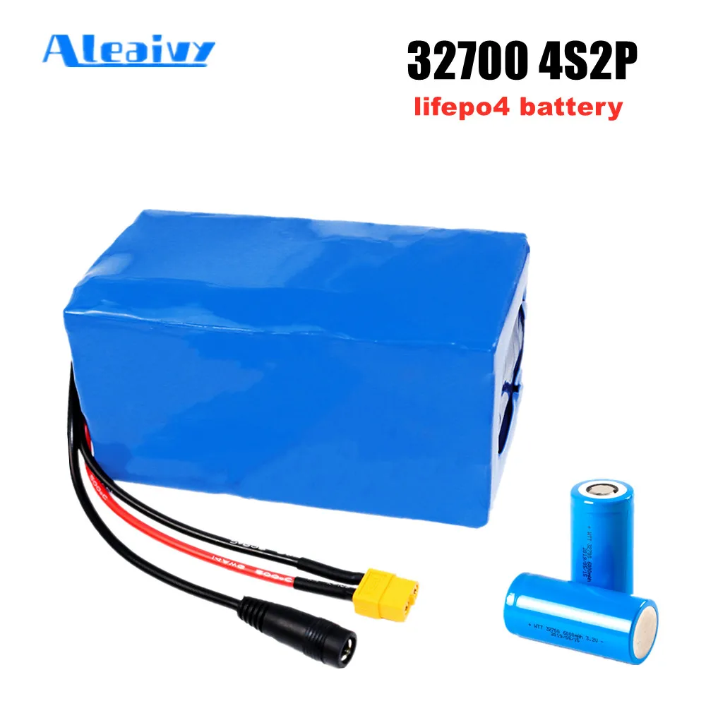 

32700 LiFePO4 Battery Pack 12V Large Capacity 12.8v 12Ah 24Ah 36ah 4S1P 4S2P 4S3P 40A Balanced BMS 12V for Electric Boat and UPS