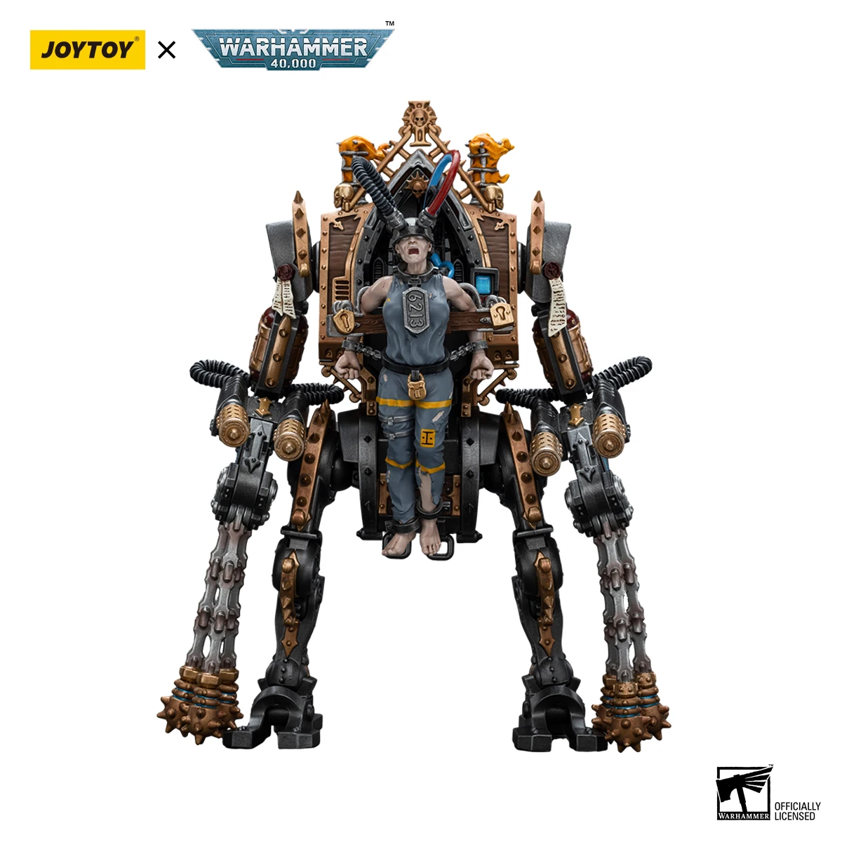 Joytoy Warhammer 40K 1/18 Action Figures Mecha Anime 24Cm Adepta Sororitas Pentionent Engine Con Punteruolo Modello Mecha