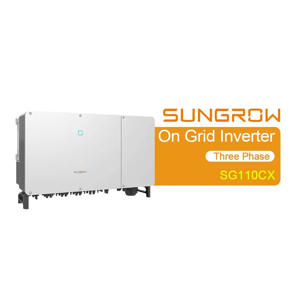 Sungrow Inverter Solare A Stringa Multi-Mppt Di Alta Qualità 100Kw 110Kw Trifase Legato Alla Rete Per Il Sistema