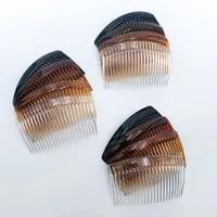 12/50 PCS Plastic Hair Side Comb Simple 23 Teeth Hair Accessories Strong Hold Hair Comb For Women Girls 3 For Each Of 4 Colors - Image 6