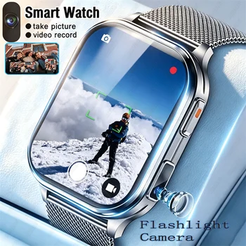 Nuovo Smartwatch 2026 con Fotocamera per Uomo e Donna, Registrazione Foto e Video, Monitoraggio Salute e Sport, Impermeabile IP68, Chiamate BT, Registrazione Audio