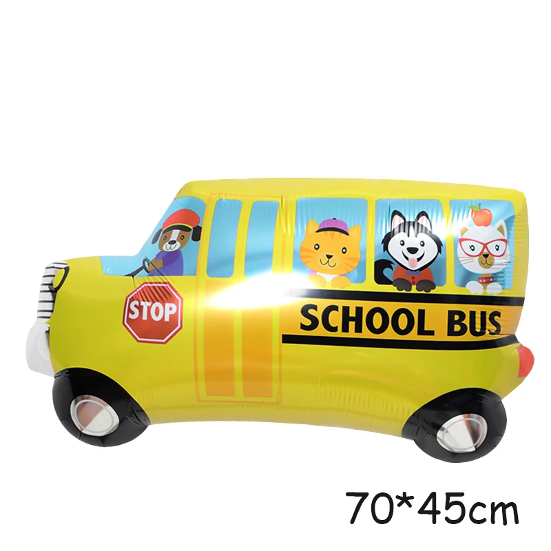 DIY Cartoon Auto Feuerwehrauto Zug Ballon Flugzeug Rakete Schiff Baby Dusche Geburtstag Party Dekoration Kinder Spielzeug Geschenke Helium Bälle – Detail 9