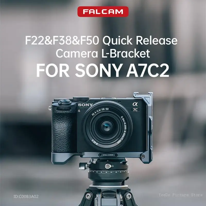 FALCAM F22 F38 F50 A7C2 C00B3A02용 퀵 릴리스 카메라 L-브래킷 A7C2 C00B3A03용 퀵 릴리스 하단 플레이트