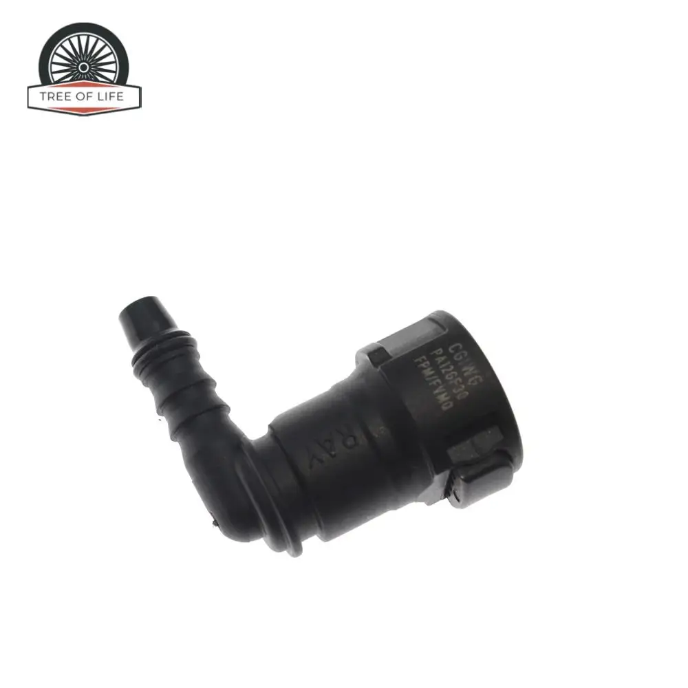 2 PCS Car Fuel Line Quick Connector Hose Coupler ID6 9.89 Nylon Oil Line Pipe for Ford Transit