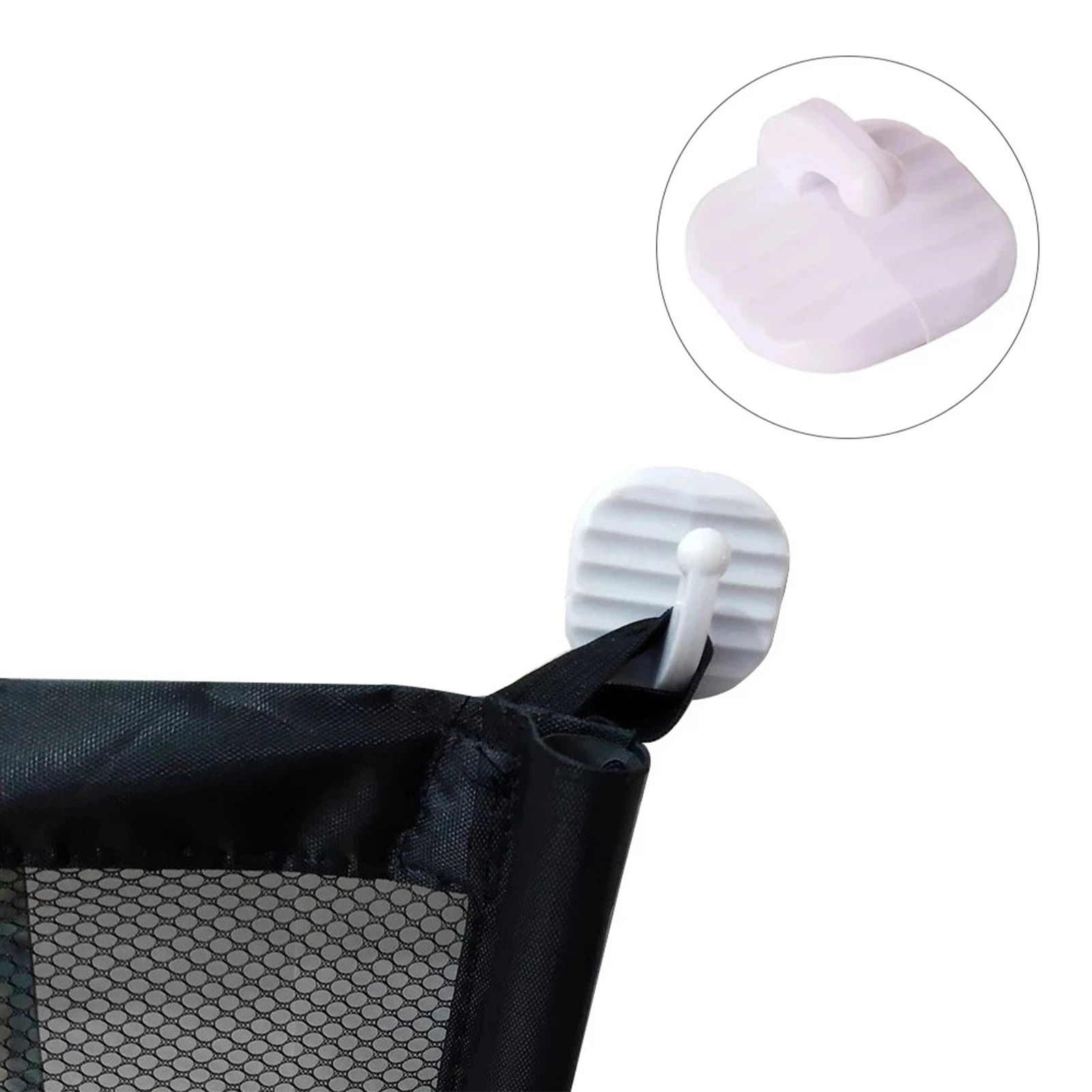 Foldable Baby Safety Gate With 4 Hooks Nylon Mesh Retractable Portable Baby Fence Barrier Protection Pet Isolation Net