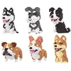 Building Blocks Set Collie Husky Bulldog Corgi Schnauzer 3D Model Animal Dog Mini Diy Bricks Figure Toys For Kid Chirstmas Gifts 1