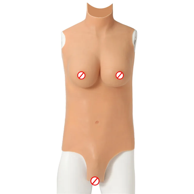 New Design Realistic Drag Queen Sxxy Fetish Sex Butt Artificial Silicone Boobs Breast For Man To Woman Cosplay With Vaginal