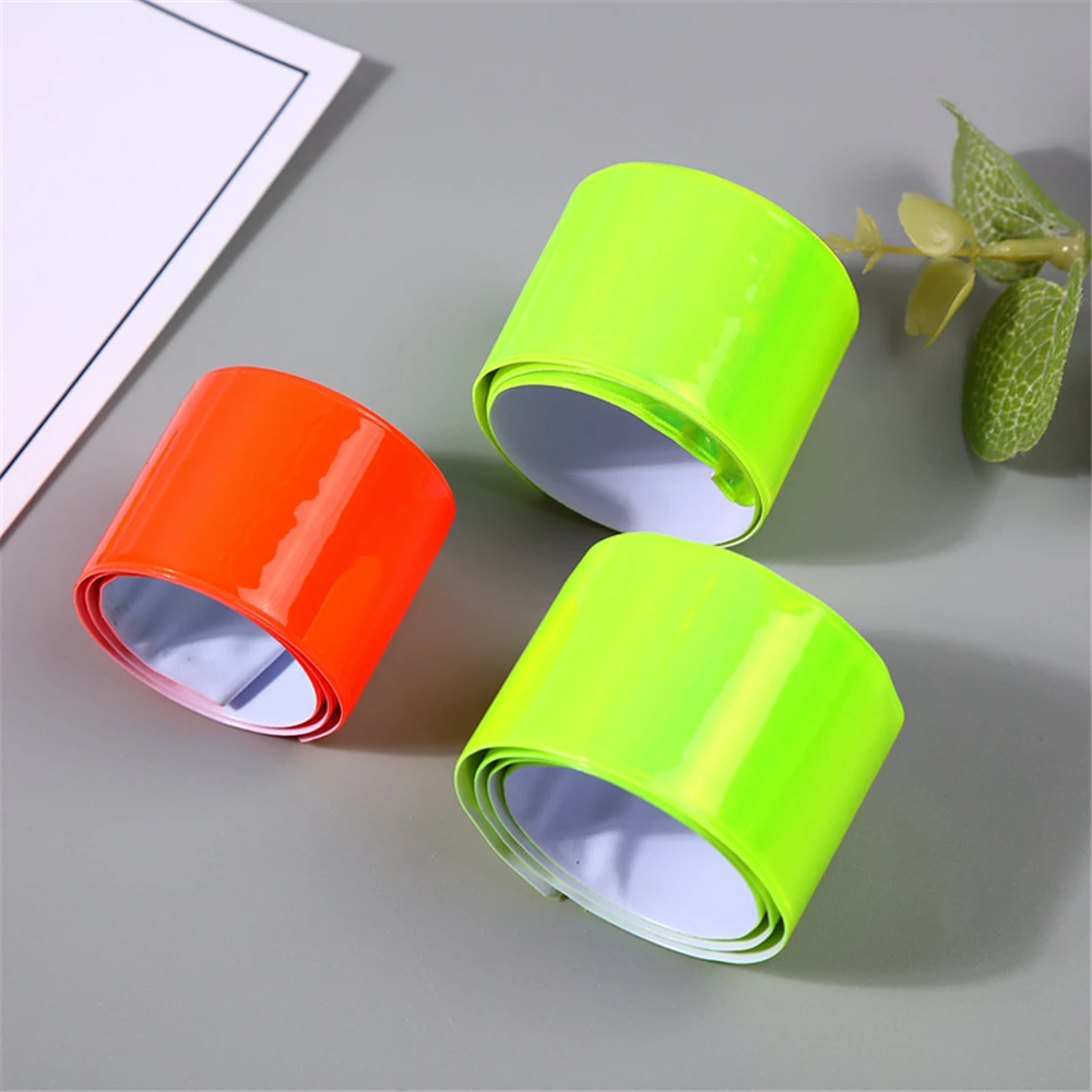 30*3cm Highlight Reflective Bands High Visibility Reflect Straps For Wrist Arm Ankle Leg Night Running Cycling Reflector Tape reflective tape bands reflective tape bike reflective tape