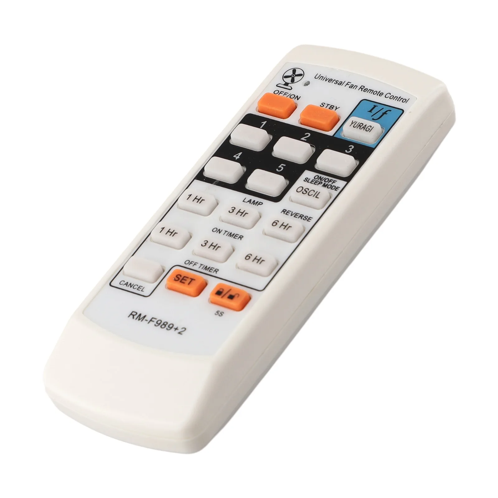 For Damaged Remote Controls Remote Control FAN-989V Electric Fan Home Use Office Use Basic Control Functions