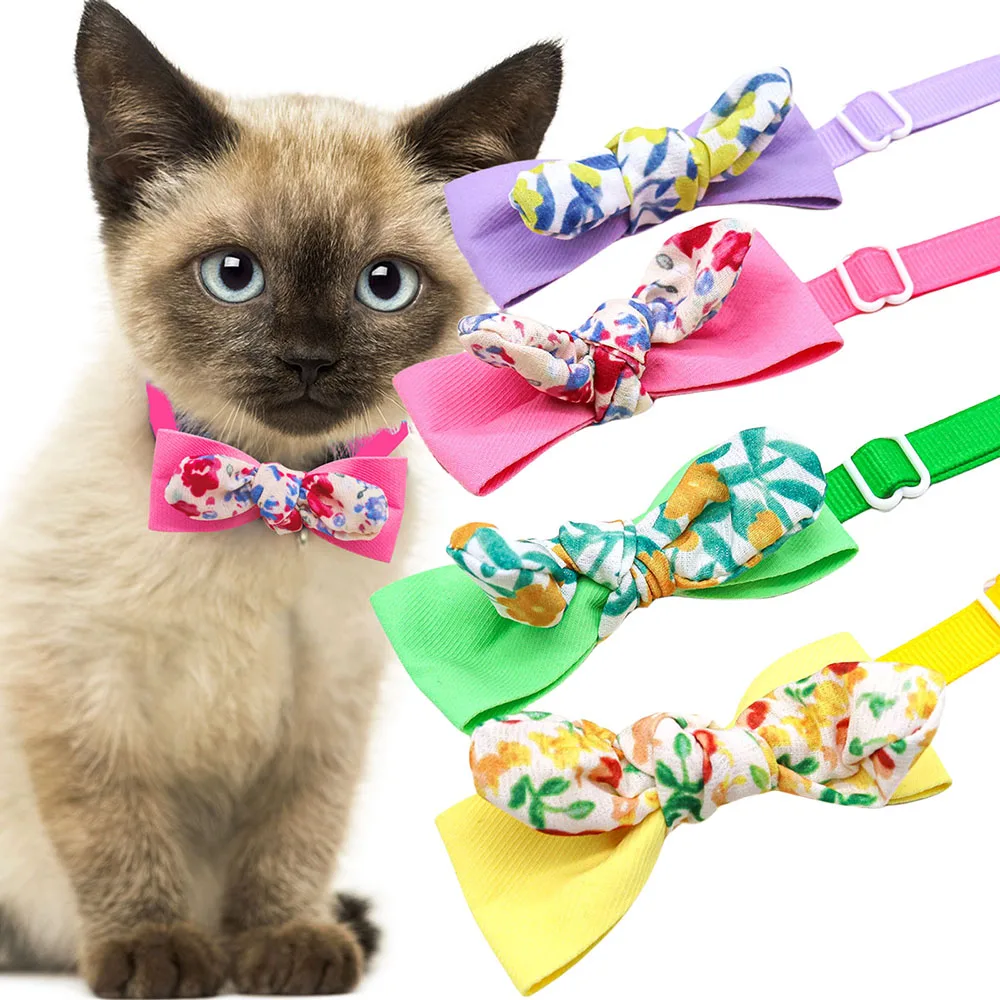 

10pcs Small Dog Cat Bowties Fashion Cute Bow Ties For Dogs Grooming Accessories Dog Neckties Puppy Small Dogs Supplies