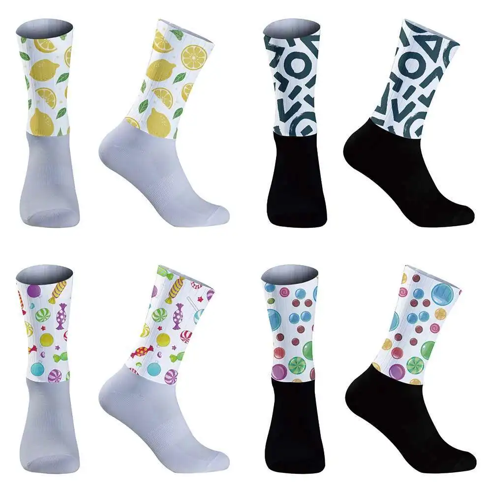 Cycling Socks Sports Aero Socks For Men Anti-slip Breathable Athletic Moisture Control,sports socks,cycling socks,fitness sports socks