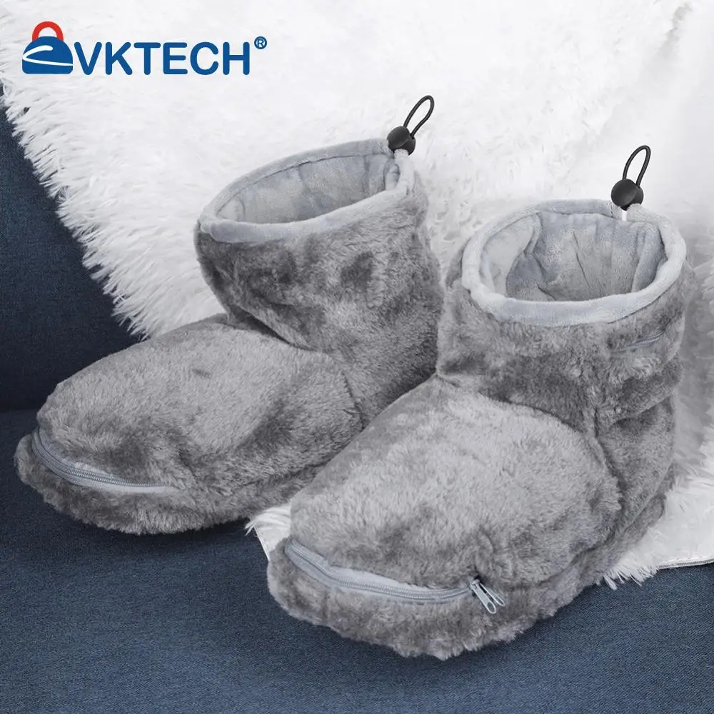 USB Heater Foot Shoes Winter Warm Snow Boots Comfortable