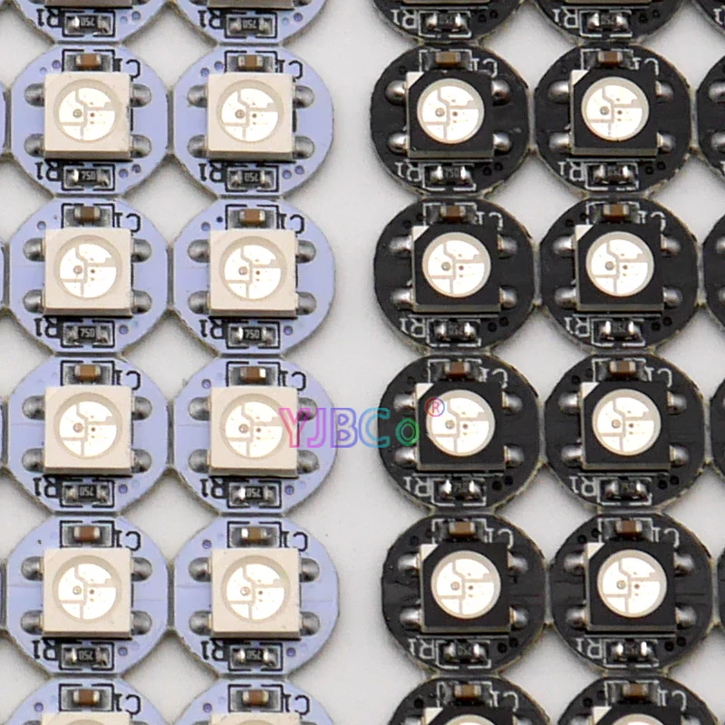 100 Pieces WS2812B LED Chip & Heatsink 5V WS2812 5050 RGB WS2811 IC Ingebouwde Pixels modules LED Light LED Modules LED Module