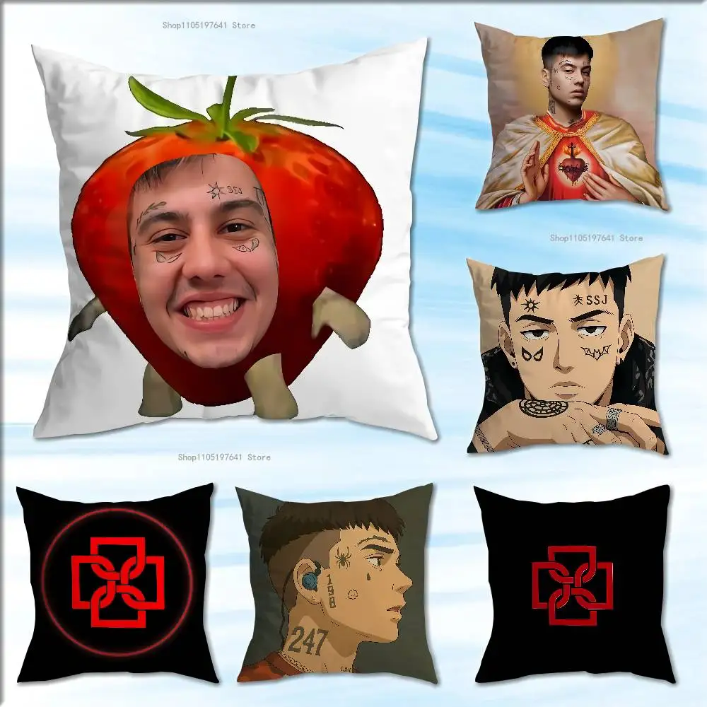 D-Duki Ameri 5202 Pillow Case cute cartoon anime peripheralsBedroom Sofa Decorative Cushion Cover Soft Cushion Cover