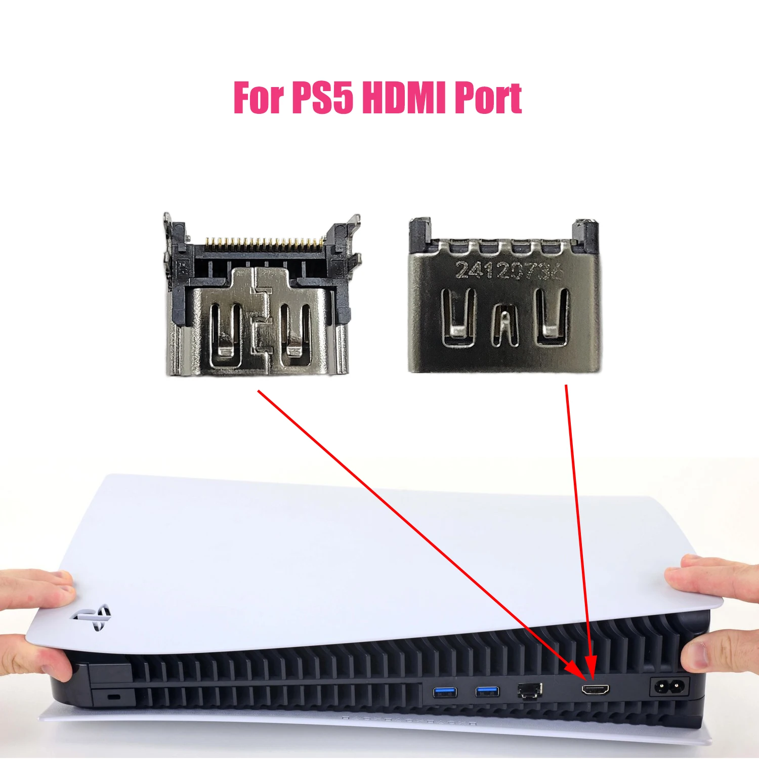 50pcs HDMI Port for PS5 Console Original HDMI Socket Port