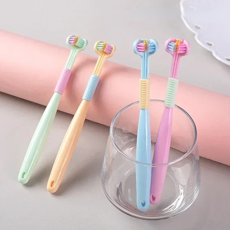 Baby Toothbrush Three Side Soft 360&deg; Clean Oral Health Care Kids 3-12Y
