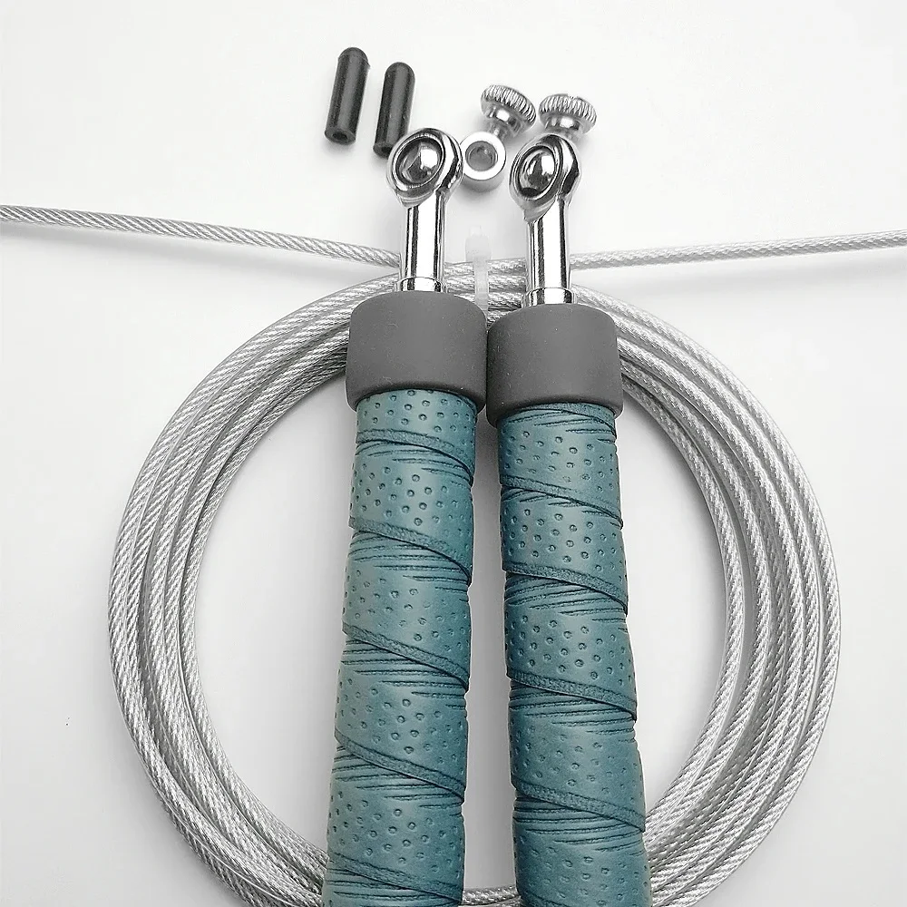 3M Fitness Jump Rope PU Handle Fast Speed Professional Rope Steel Coated Adjustable Gym Crossfit Boxing Exercises Skipping Ropes