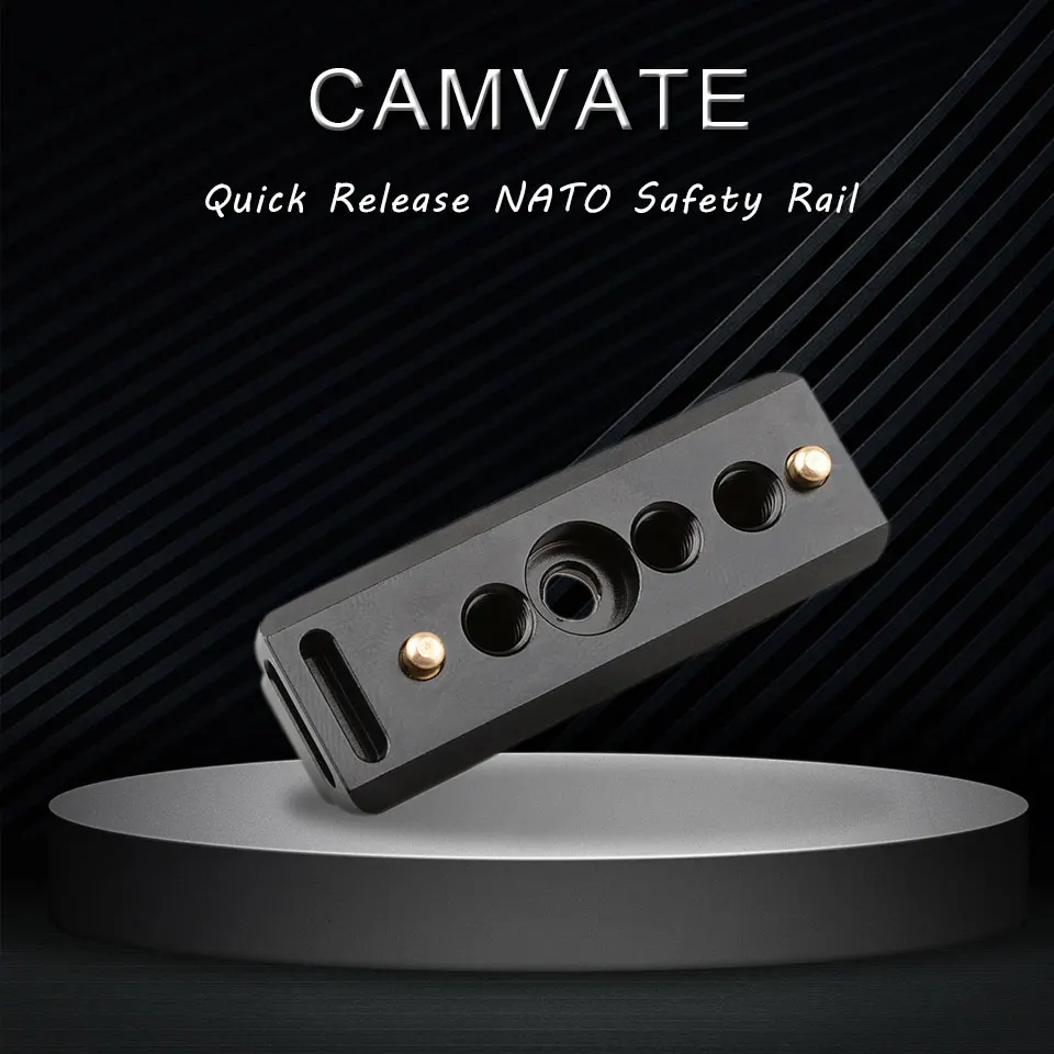 Quick Release NATO Safety Rail 58mm With 1/4"-20 Screw For SmallHD 700 Series Mo
