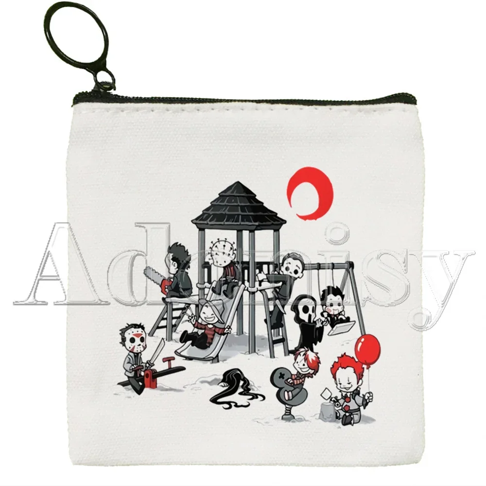 Chucky Canvas Coin Purse Coin Purse Collection Canvas Bag Small Wallet Zipper Key Bag Hand Gift